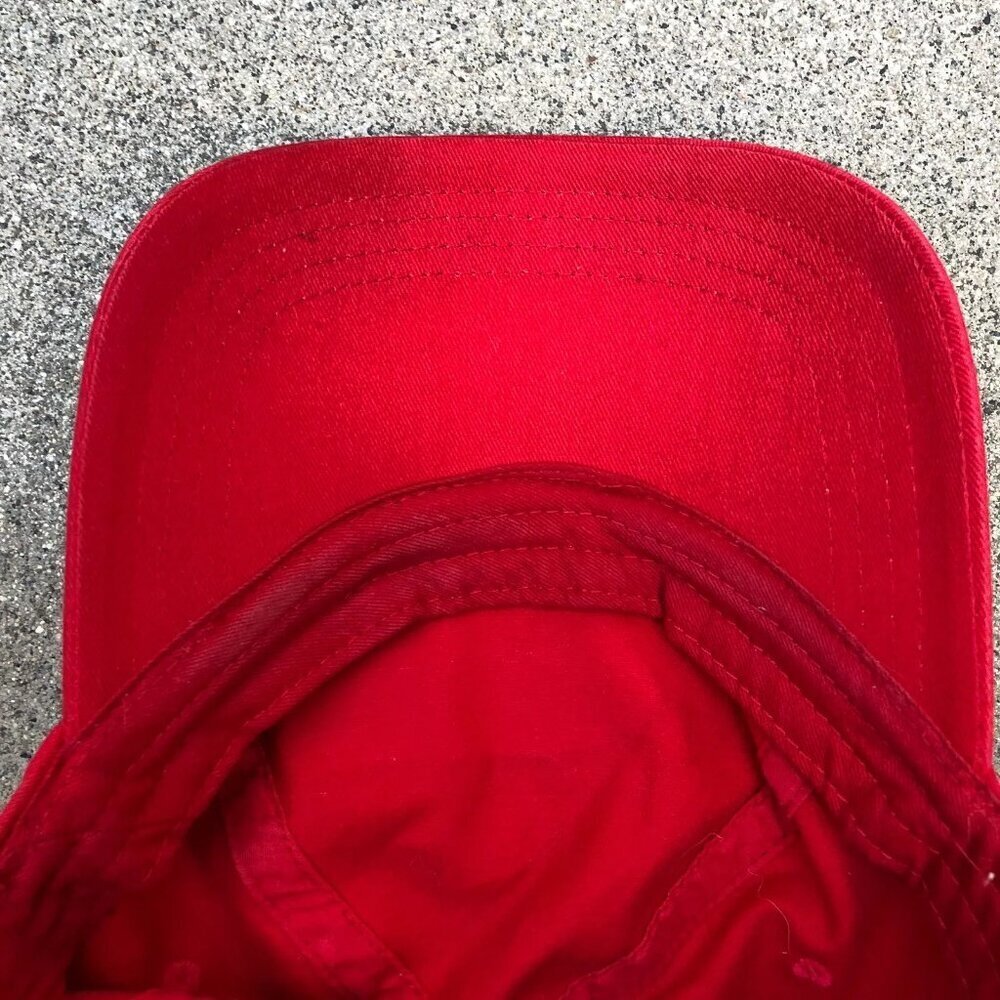 2009 FADED GLORY America USA Flag Baseball Hat Mens Red Adjustable Cap​​​ - Picture 4 of 5